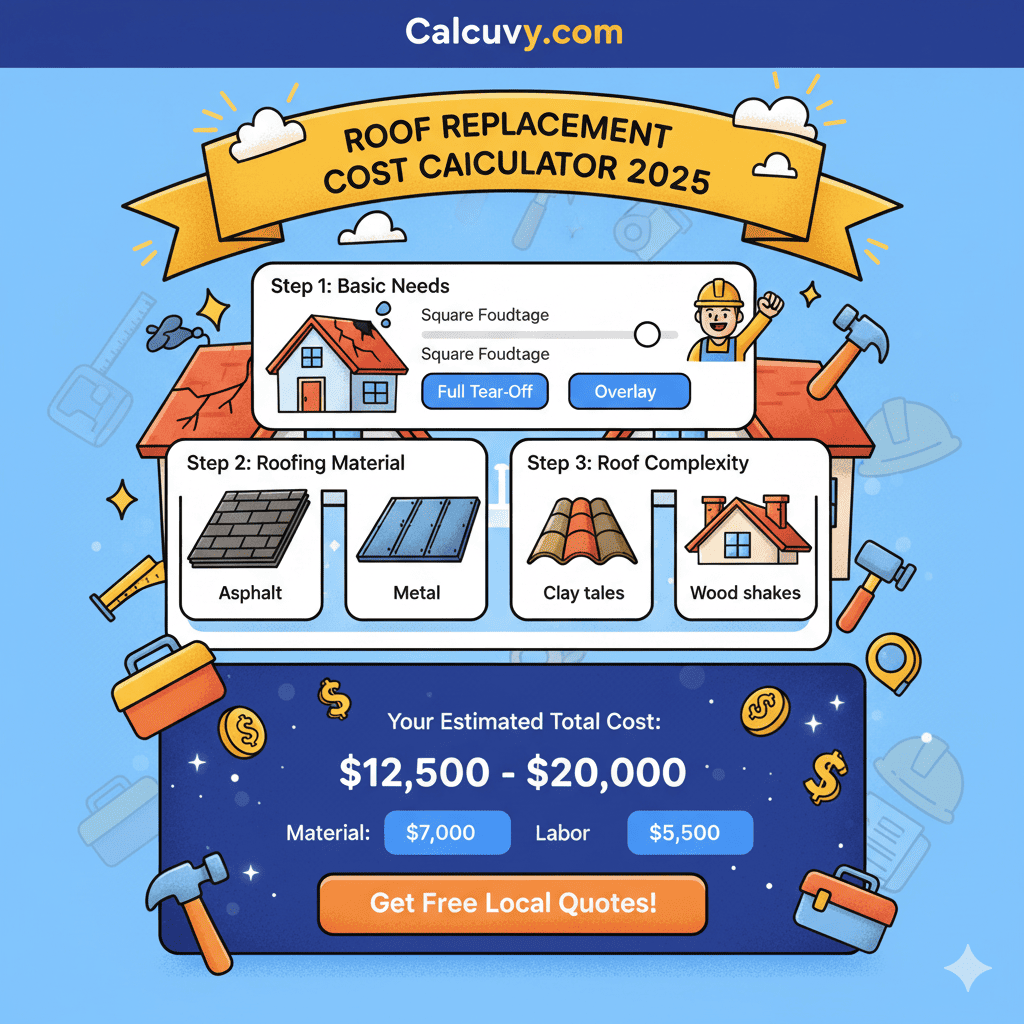 Calcuvy-Roof-Replacement-Cost-Calculator